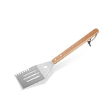 Personalized engraved grill spatula with rubberwood handle