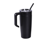 20oz tumbler with handle in black