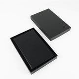 Black leatherette journal