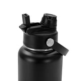 Water bottle spout lid