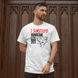 I Survived Hurricane Lee 2023" T-Shirt: Embrace Resilience and Strength! - Wearable Inspiration, Gift T-shirt