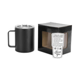 12oz camper mug with gift box and care card
