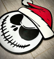 Santa Jack 16" Door Hanger Sign