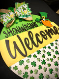 Shenanigans Welcome St Patricks - Door Hanger