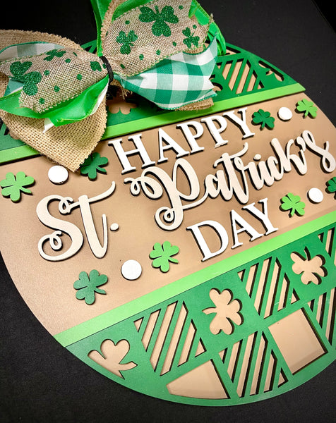 Happy St Patricks Day - Door Hanger