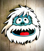 Bumble Abominable Snowman Rudolph Door Hanger