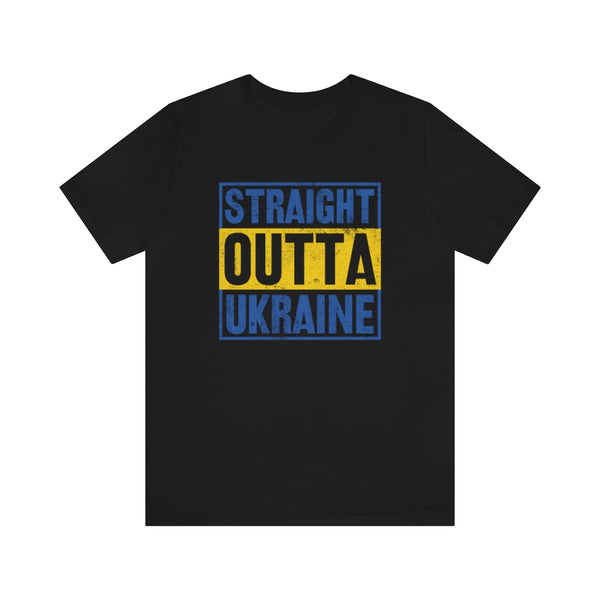 Straight Outta Ukraine Shirt, Support Ukraine Shirt, I Stand With Ukraine Shirt, Ukraine Flag Shirt, Free Ukraine Shirt